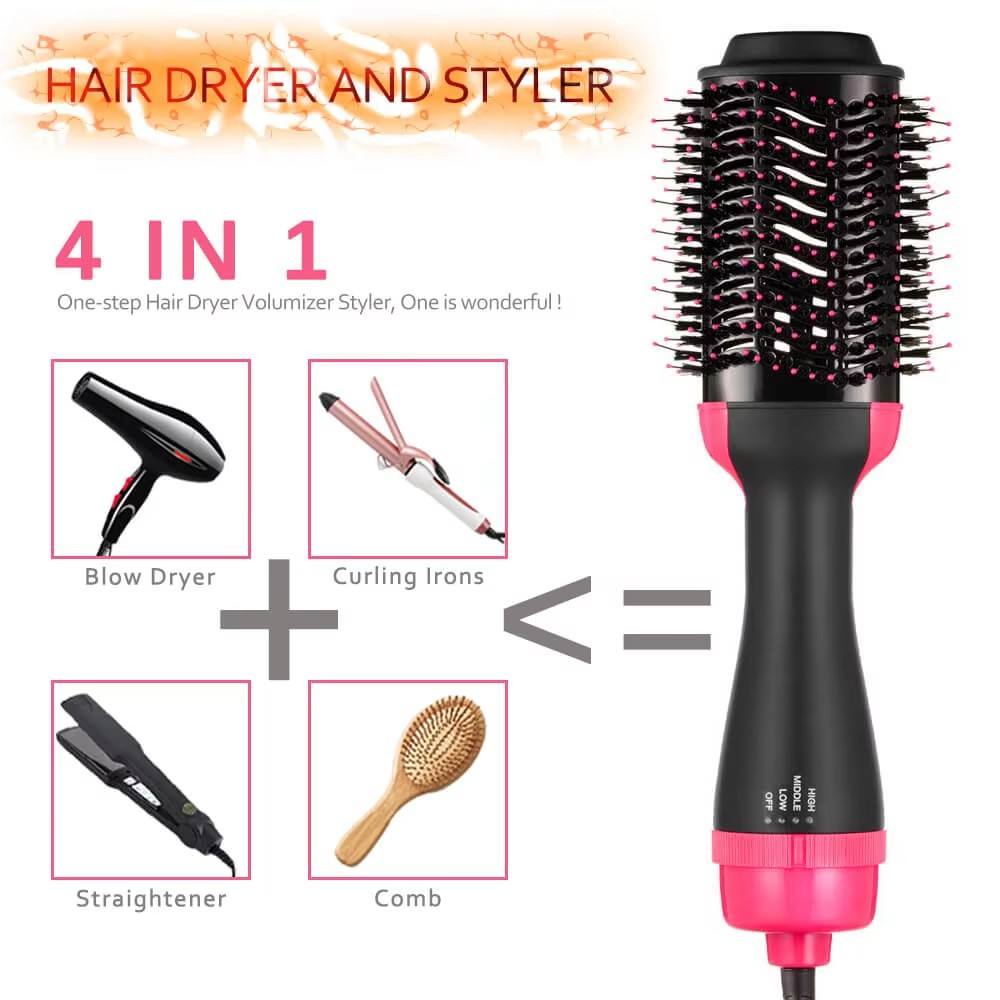 One Step Hot Air Brush Dryer + Styler