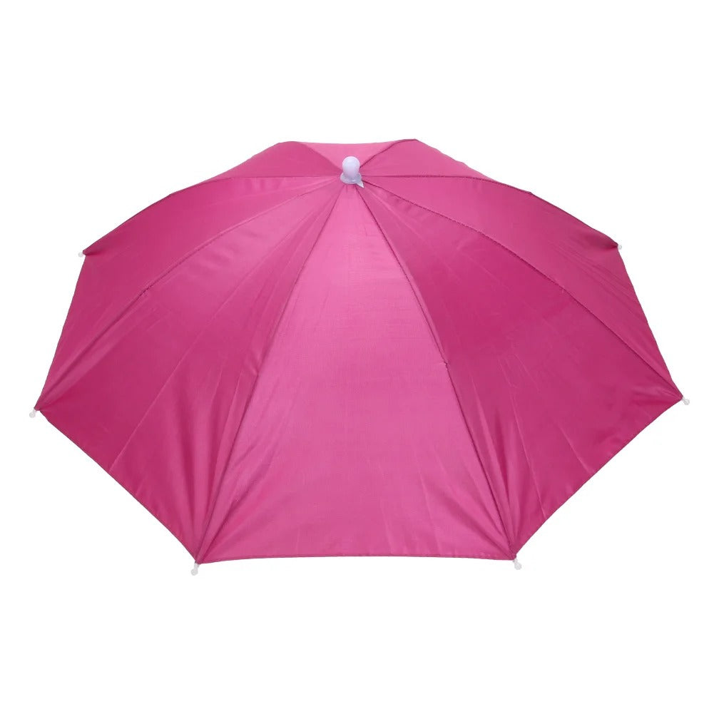 Umbrella Hat Portable UV Protection – Hands-Free Sun & Rain Shield | Lightweight Foldable Unisex Wearable Umbrella