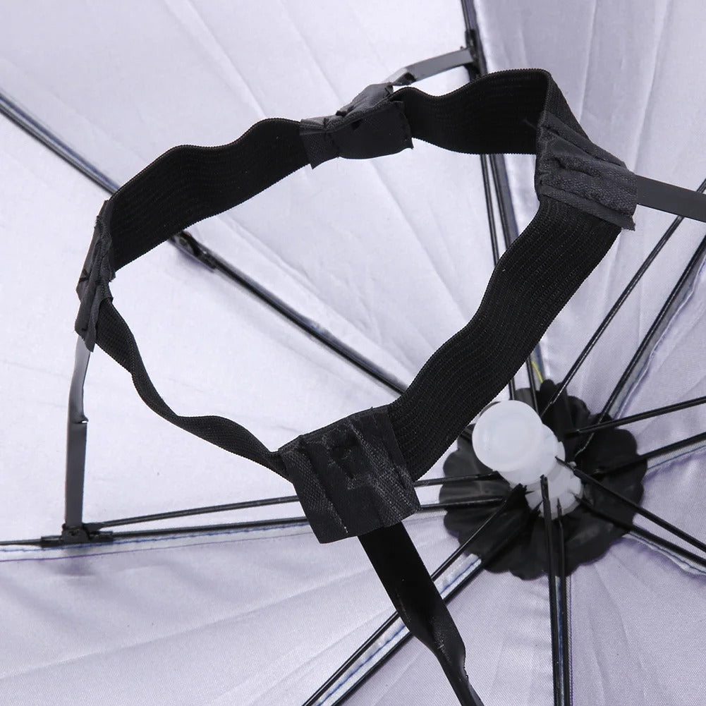 Umbrella Hat Portable UV Protection – Hands-Free Sun & Rain Shield | Lightweight Foldable Unisex Wearable Umbrella